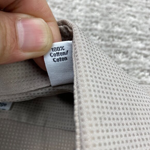 Calvin Klein Formal Dress Shirt Men Size 16.5 32/33 Slim Fit Non-Iron Button Up - Picture 6 of 9